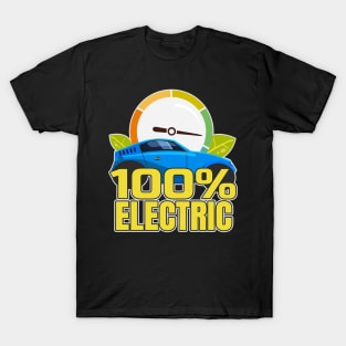 Electric Car E-Car Statement T-Shirt